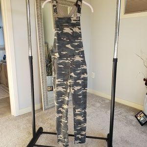 Forever 21 Junior Camo Overalls